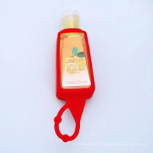 manufacturer design empty portable cosmetic held silicone hand sanitizer bottle holder